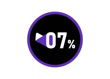 % 7 yuvarlak tasarım vektörü,% 7 resim