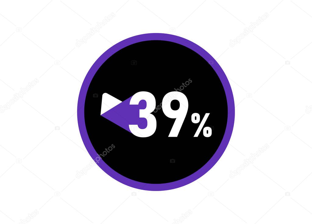 39% Round design vector, 39 percent images