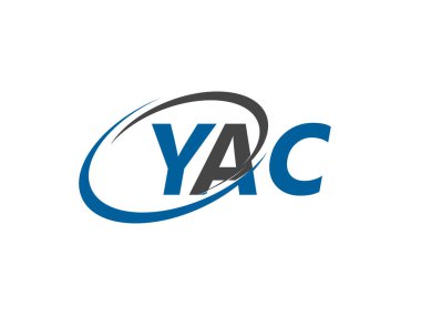 Vektör illüstrasyonu, yac harfli logo tasarımı