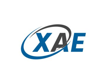 XAE harfi yaratıcı modern zarif logo tasarımı