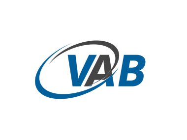 UAB ilk harf logo tasarımı, vektör şablonu