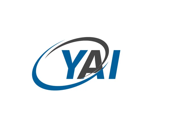 Ilustracja Wektor Projekt Logo Literami Yai — Wektor stockowy