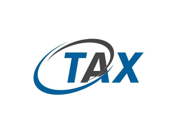 Desenho Inicial Logotipo Letra Tax Modelo Vetorial —  Vetores de Stock