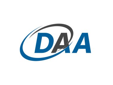 DAA mektup yaratıcı modern zarif logo tasarımı