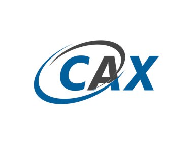CAX harfi yaratıcı modern zarif logo tasarımı