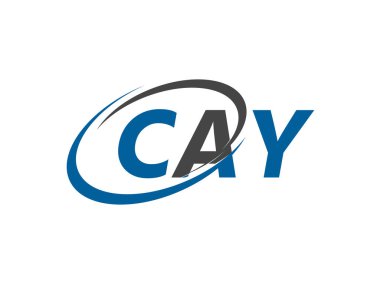 CAY harfi yaratıcı modern zarif logo tasarımı