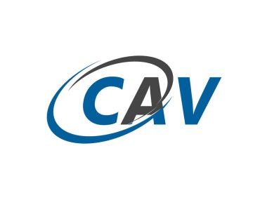 CAV harfi yaratıcı modern zarif logo tasarımı