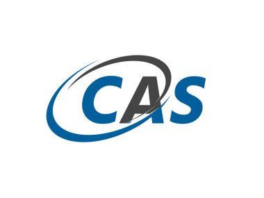 CAS harfi yaratıcı modern zarif logo tasarımı