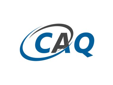 CAQ harfi yaratıcı modern zarif logo tasarımı