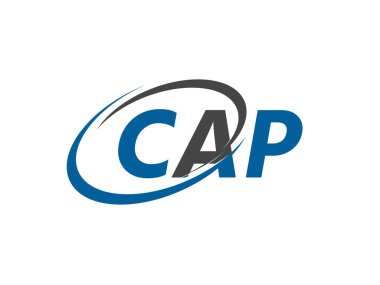 CAP harfi yaratıcı modern zarif logo tasarımı