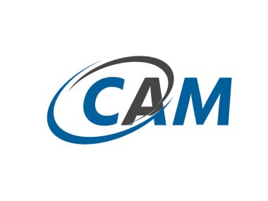 CAM harfi yaratıcı modern zarif logo tasarımı