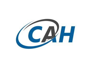 CAH harfi yaratıcı modern zarif logo tasarımı