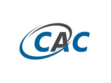 CAC harfi yaratıcı modern zarif logo tasarımı