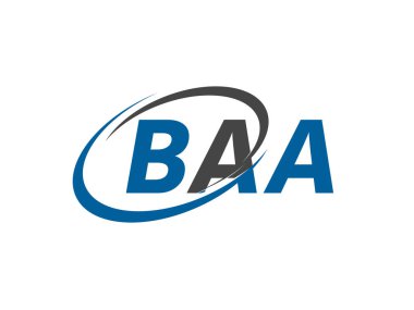 BAA mektup yaratıcı modern zarif logo tasarımı