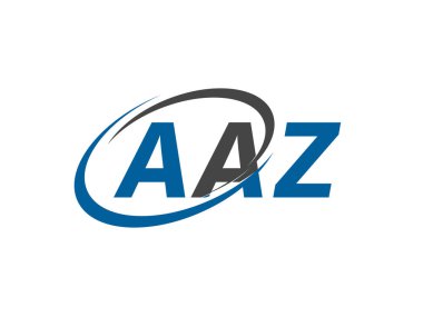 AAZ harfi modern zarif logo tasarımı