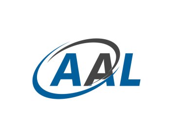 AAL harfi yaratıcı modern zarif logo tasarımı