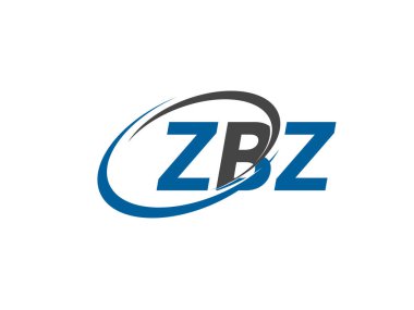 ZBZ harfi yaratıcı modern zarif logo tasarımı