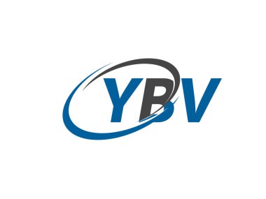 YBV harfli modern zarif logo tasarımı