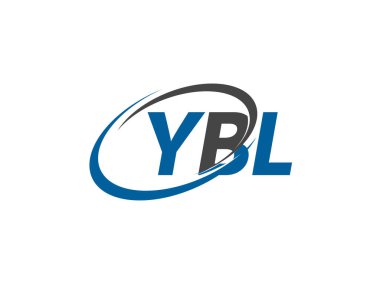 YBL harfi yaratıcı modern zarif logo tasarımı