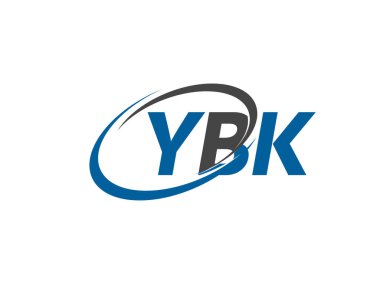 YBK harfi yaratıcı modern zarif logo tasarımı