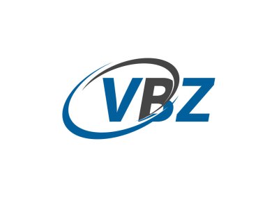 VBZ yaratıcı logo tasarımı vektör çizimi