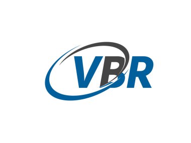 VBR yaratıcı logo tasarımı vektör çizimi