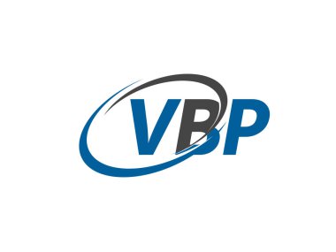 VBP yaratıcı logo tasarımı vektör çizimi