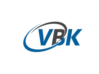 VBK harfi yaratıcı modern zarif logo tasarımı