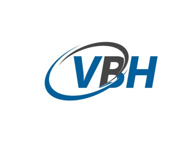 VBH mektup yaratıcı modern zarif logo tasarımı