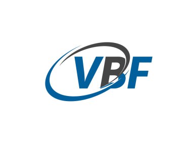 VBF harfi yaratıcı modern zarif logo tasarımı