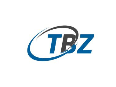 TBZ harfi yaratıcı modern zarif logo tasarımı