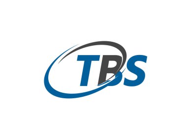 TBS harfli, modern, zarif logo tasarımı.