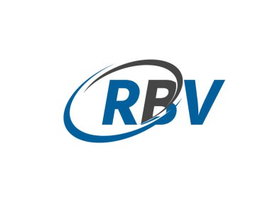 RBV harfi yaratıcı modern zarif logo tasarımı