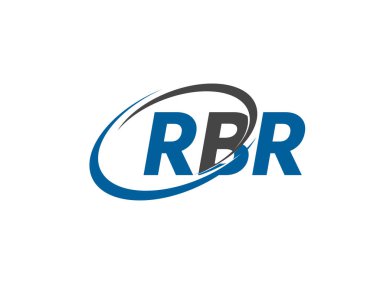 RBR harfleri yaratıcı modern zarif logo tasarımı