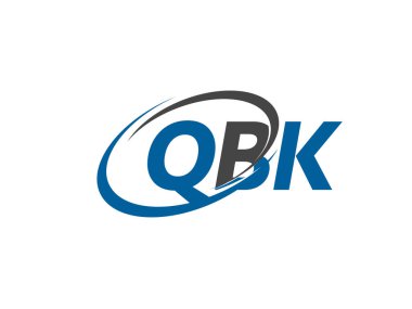 QBK harfi yaratıcı modern zarif logo tasarımı