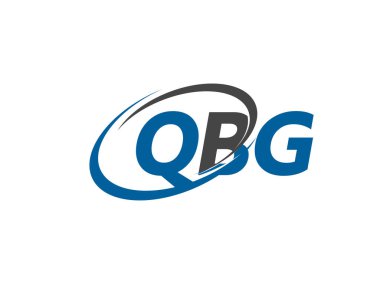 QBG harfi yaratıcı modern zarif logo tasarımı