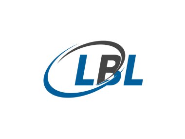 LBL harfleri modern zarif logo tasarımı