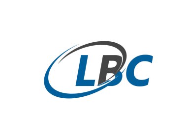 LBC harfleri yaratıcı modern zarif logo tasarımı
