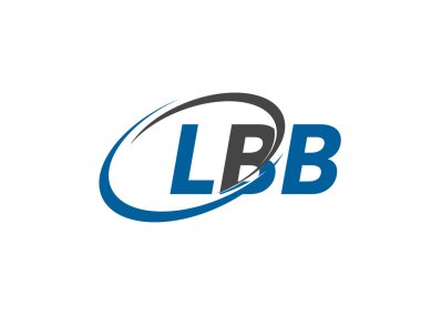 LBB harfleri yaratıcı modern zarif logo tasarımı