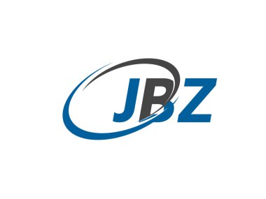 JBZ harfleri yaratıcı modern zarif logo tasarımı