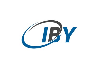 IBY harfleri yaratıcı modern zarif logo tasarımı 