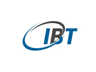 IBT harfleri modern zarif logo tasarımı 