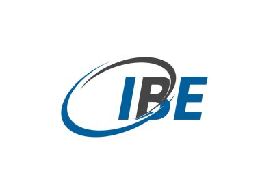 IBE harfleri yaratıcı modern zarif logo tasarımı 