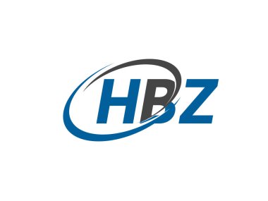HBZ harfleri modern zarif logo tasarımı