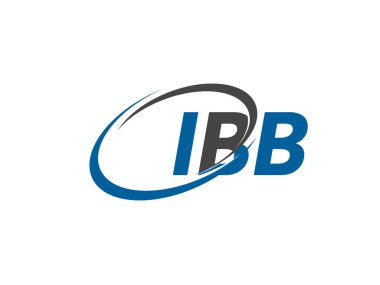IBB harfleri yaratıcı modern zarif logo tasarımı 