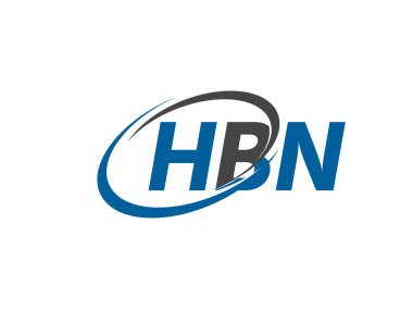 HBN harfleri yaratıcı modern zarif logo tasarımı
