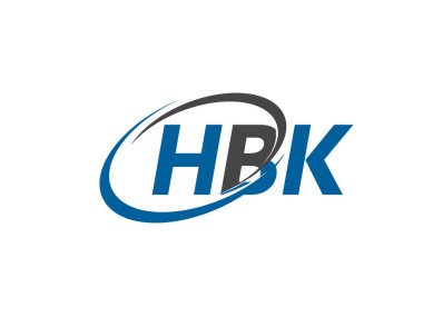 HBK harfleri yaratıcı modern zarif logo tasarımı