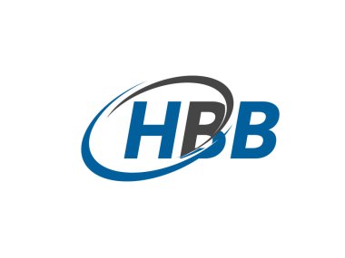 HBB harfleri modern zarif logo tasarımı