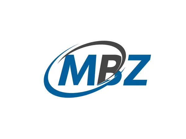 Grafische Alphabet Typografie Für Logo Design Vektorillustration Buchstaben Mbz — Stockvektor