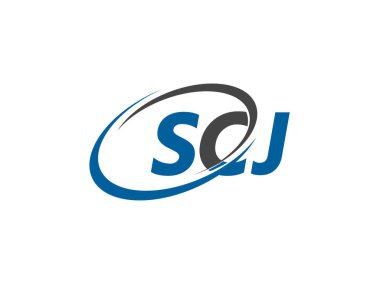 SCJ modern zarif logo tasarımını harflerle yazıyor